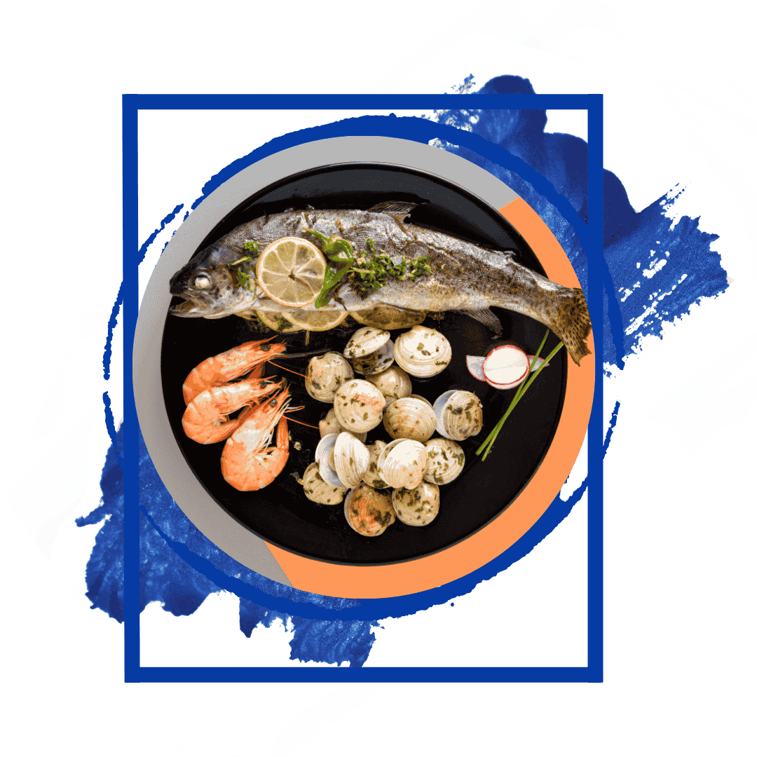 SeaFiesta Seafood emblem – fresh and frozen seafood products